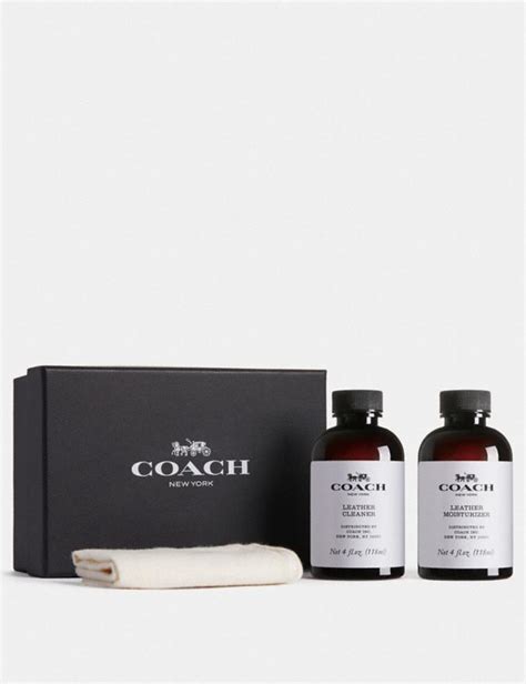 coach leather product care